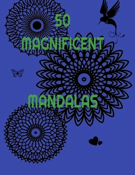 Paperback 50 Magnificent Mandalas Book