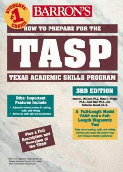 Paperback How to Prepare for the Tasp: Texas Academic Skills Program Book