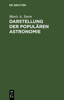 Hardcover Darstellung Der Populären Astronomie [German] Book