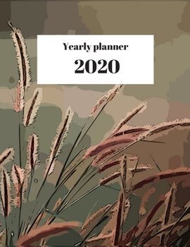 Paperback 2020 Yearly planner: nature themed calendar & organizer - 148 pages, 8,5" x 11" (version 39) Book