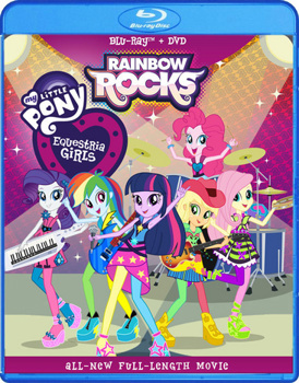 Blu-ray My Little Pony Equestria Girls: Rainbow Rocks Book