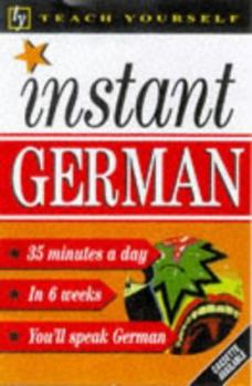 Paperback Instant German (Teach Yourself: Instant) Book