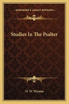 Paperback Studies In The Psalter Book