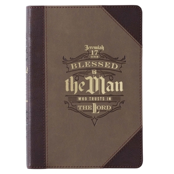 Leather Bound Journal Blessed Is the Man Jer Book