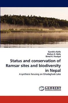 Paperback Status and conservation of Ramsar sites and biodiversity in Nepal Book