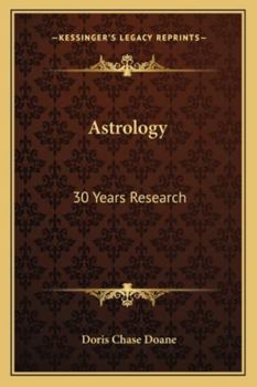 Paperback Astrology: 30 Years Research Book