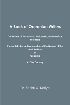 Paperback A Book of Oceanian Writers Book
