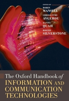 Hardcover The Oxford Handbook of Information and Communication Technologies Book