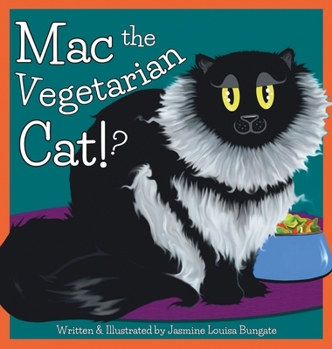 Hardcover Mac the Vegetarian Cat!? [Large Print] Book