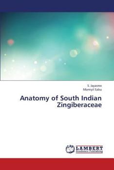 Paperback Anatomy of South Indian Zingiberaceae Book