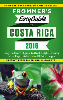 Paperback Frommer's Easyguide to Costa Rica Book