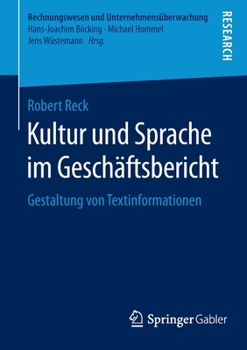 Kultur Und Sprache Im Geschaftsbericht: Gestaltung Von Textinformationen