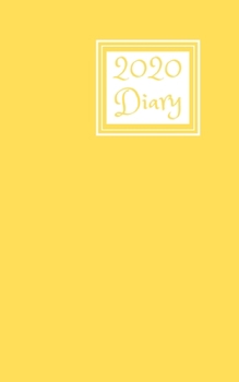 Paperback 2020 Diary: 5x8 week to a page planner with 12 monthly planners. Lined paper pages after diary for all your notes. Perfect pocket Book
