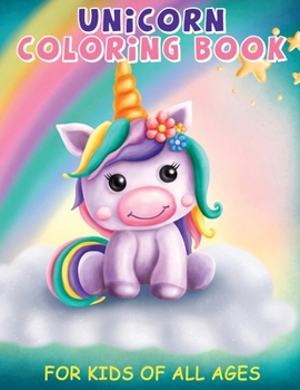 Paperback Unicorn Coloring Book: Jumbo Coloring Book For Kids Of All Ages [Large Print] Book