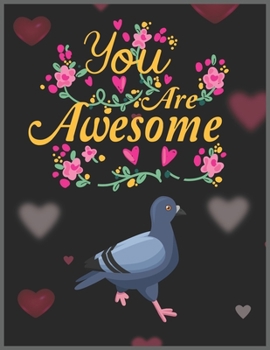You are Awesome: Pigeon & Calendar, Daily Weekly Planner with Monthly quick-view/over view with 2020 Planner