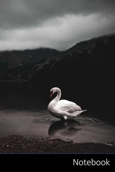 Notebook: Swan Themed Notebook / Journal / Diary / Composition book / Daily Planner / Sketchbook - 6 x 9 inches (15,24 x 22,86 cm), 150 pages, glossy finish.