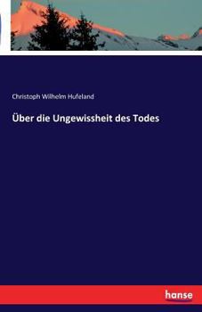 Paperback Über die Ungewissheit des Todes [German] Book