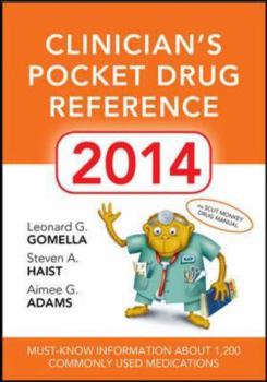 Paperback Clinicians Pocket Drug Reference Book