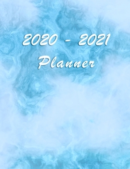 Paperback 2020 - 2021 Planner: Academic and Student Daily and Monthly Planner - July 2020 - June 2021 - Organizer & Diary - To do list - Notes - Mont Book