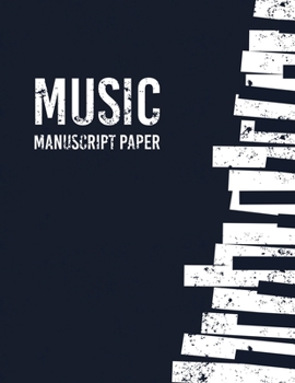 Paperback Standard Wirebound Manuscript Paper: 100 Pages of Wide Staff Paper (8.5x11), perfect for learning Book