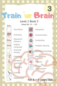 Paperback Train 'Ur Brain Level 1 Book 3 (TUB Level 1 Book 3): Issue No. 11 to 15 Book