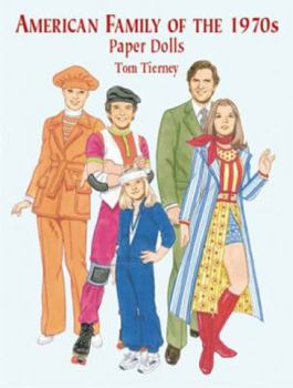 Paperback American Family of the 1970s Paper Dolls Book