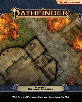 Hardcover Pathfinder Flip-Mat: Village Assault Book