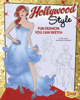 Hardcover Hollywood Style: Fun Fashions You Can Sketch Book
