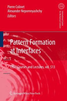 Paperback Pattern Formation at Interfaces Book