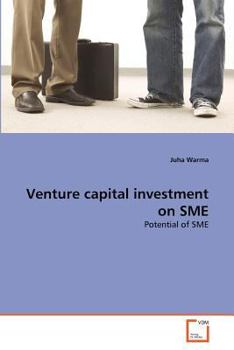 Paperback Venture capital investment on SME Book