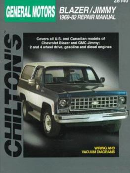 GM Blazer/Jimmy 1969-82 (Chilton's Total Car Care Repair Manual)