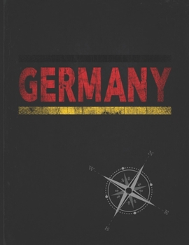 Germany: Personalized Gift for German Friend for Travel  Lightly Lined Pages Daily Journal Diary Notepad