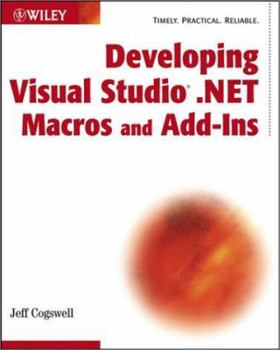 Paperback Developing Visual Studio .Net Macros and Add-Ins Book