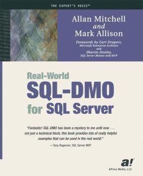 Paperback Real-World Sql-Dmo for SQL Server Book