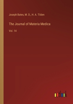 Paperback The Journal of Materia Medica: Vol. 14 Book
