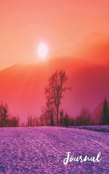 Journal: Christmas Keepsake Creative Writing Notebook, Snow Theme, Wide Ruled Blank Lined Paper Notepad, Colorful Cover Daily Notes and Memories Diary (Elegant Christmas Diary)