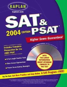 Paperback Kaplan SAT & PSAT [With CDROM] Book