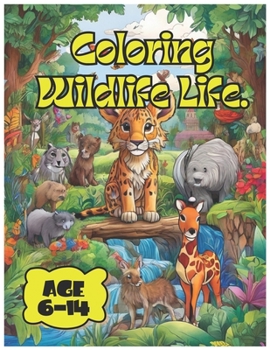 Paperback Coloring Wildlife Life Book