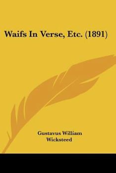 Paperback Waifs In Verse, Etc. (1891) Book