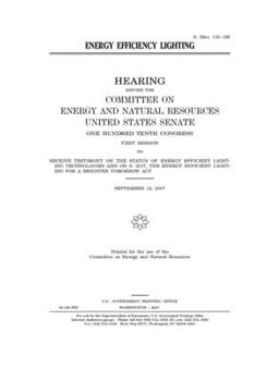 Paperback Energy efficiency lighting Book