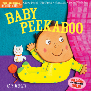 Paperback Indestructibles: Baby Peekaboo: Chew Proof - Rip Proof - Nontoxic - 100% Washable (Book for Babies, Newborn Books, Safe to Chew) Book