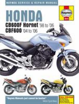 Paperback Honda CB600F Hornet Service & Repair Man Book