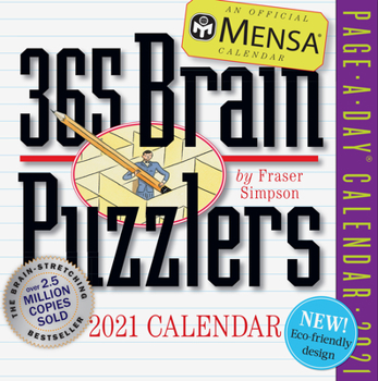 Calendar Mensa 365 Brain Puzzlers Page-A-Day Calendar 2021 Book