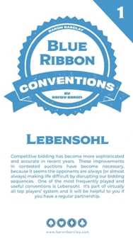 Blue Ribbon Conventions: Lebensohl (Volume 1) (Blue Ribbon Conventions, 1)