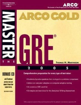 Paperback Master the GRE Cat, 2005/E [With CDROM] Book