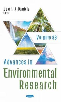 Hardcover Advances in Environmental Research (Advances in Environmental Research, 88) Book