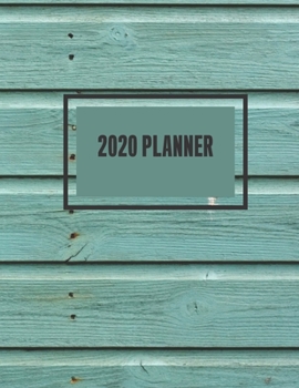 Paperback 2020 Planner: Daily Weekly Monthly 132 Pages 8.5x11in Book