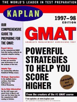 Paperback Kaplan GMAT 1997 - 1998 Book