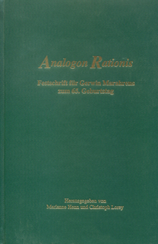 Hardcover Analogon Rationis Book