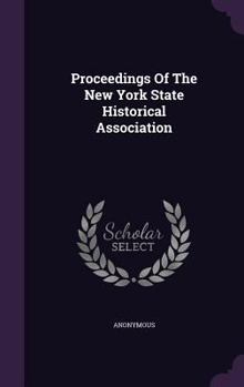 Hardcover Proceedings of the New York State Historical Association Book